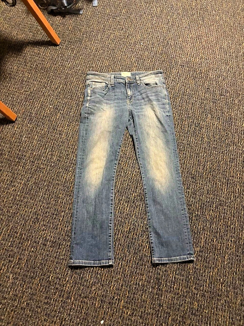 BKE Payton Straight Jeans Skinny Jeans Waist 28 in Blue